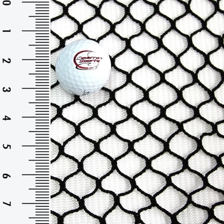 Cimarron #252 poly mesh golf net insert with ruler for scale