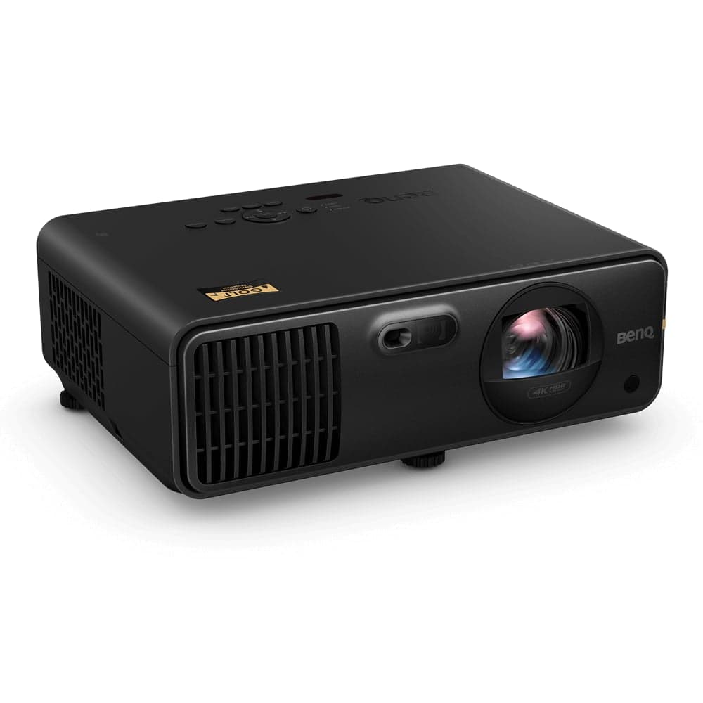BenQ AK700ST short-throw golf simulator projector, right three-quarter view